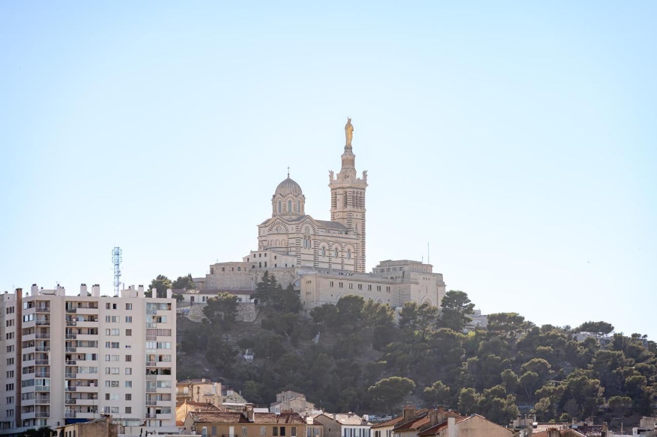 Ferienwohnung Marseille: Superbe Vue Sur Notre-Dame De La Garde Exterior foto